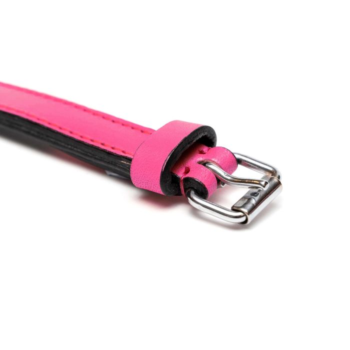 Collar Piel Acolchado 40 cm X 20 mm Fuxia 2 Collar Piel Acolchado 40 cm X 20 mm Fuxia 2