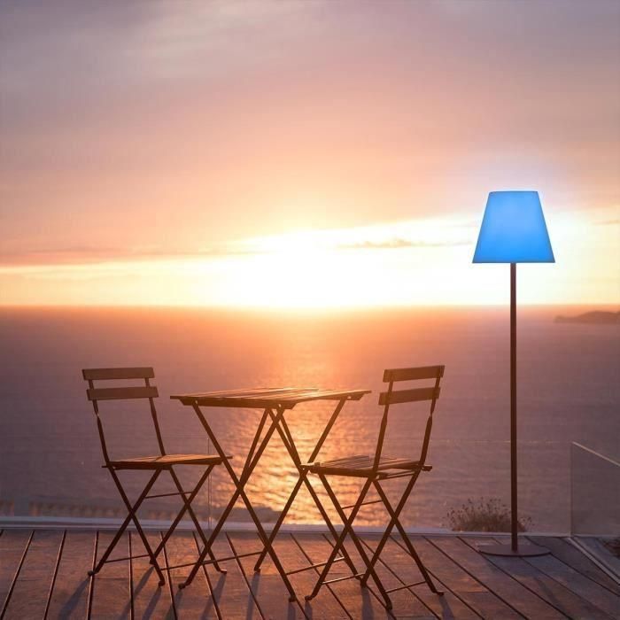 Lámpara de pie inalámbrica - LUMISKY - STANDY - Al. 150 cm - Base de metal - LED multicolor regulable 3 Lámpara de pie inalámbrica - LUMISKY - STANDY - Al. 150 cm - Base de metal - LED multicolor regulable 3