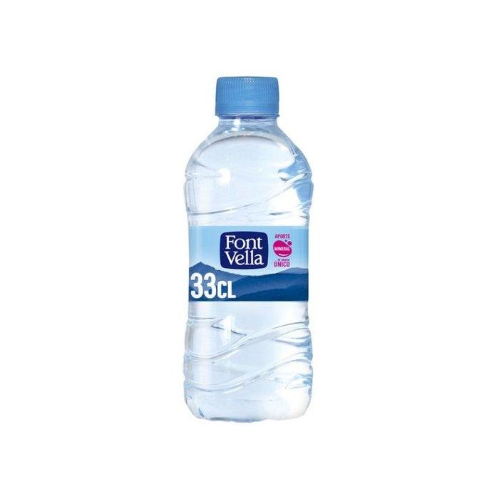 Agua Mineral Natural Font Vella Botella Kids 330Ml (Set de 6)