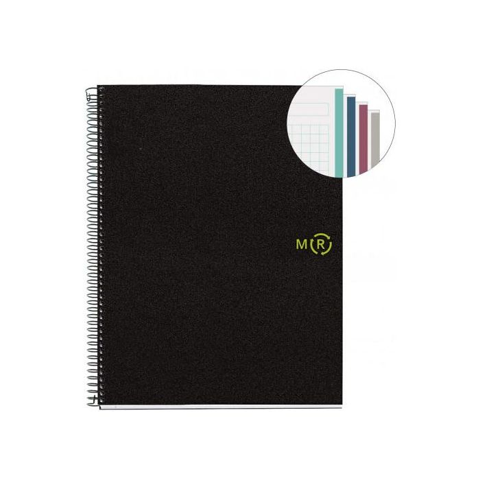 Cuaderno 100% Reciclado Nb-4 A4 120Hojas Tapas Polipropileno Miquelrius 6038