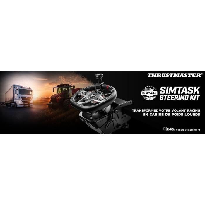 Thrustmaster SimTask Steering Kit - Soporte para Volante T128 y T248, Pomo Giratorio, Compatible con PC, PS4, PS5, Xbox - Simulador de Vehículos Pesados 5