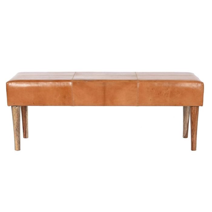 Banqueta DKD Home Decor Camel Madera 122 x 41 x 46 cm 1 Banqueta DKD Home Decor Camel Madera 122 x 41 x 46 cm 1