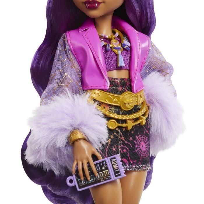 Monster High Muñeca Clawdeen Wolf Fiesta Monstruosa, Edad Mínima 3 Años 2 Monster High Muñeca Clawdeen Wolf Fiesta Monstruosa, Edad Mínima 3 Años 2