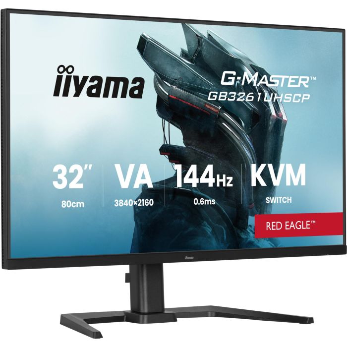 iiyama G-MASTER GB3261UHSCP-B1 Monitor 31.5" 80 cm 4K UHD VA 144Hz 0.6ms USB-C 95W VESA Negro 2