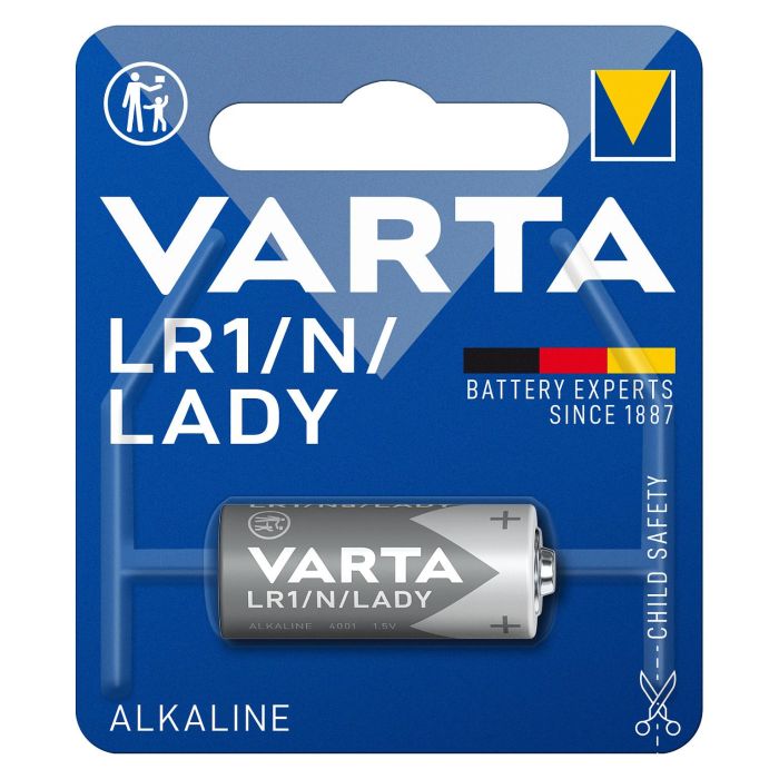 Varta Pila LR1 Lady Alcalina 1.5V (1 ud.) Ø12x30,2mm 1