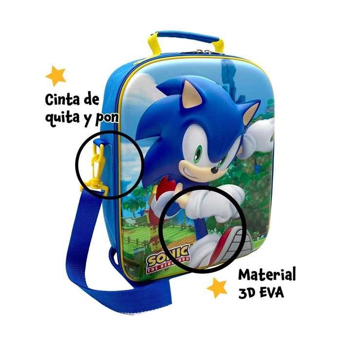 Mochila sonic con frontal 3D eva 32x25x10 cm 5 Mochila sonic con frontal 3D eva 32x25x10 cm 5