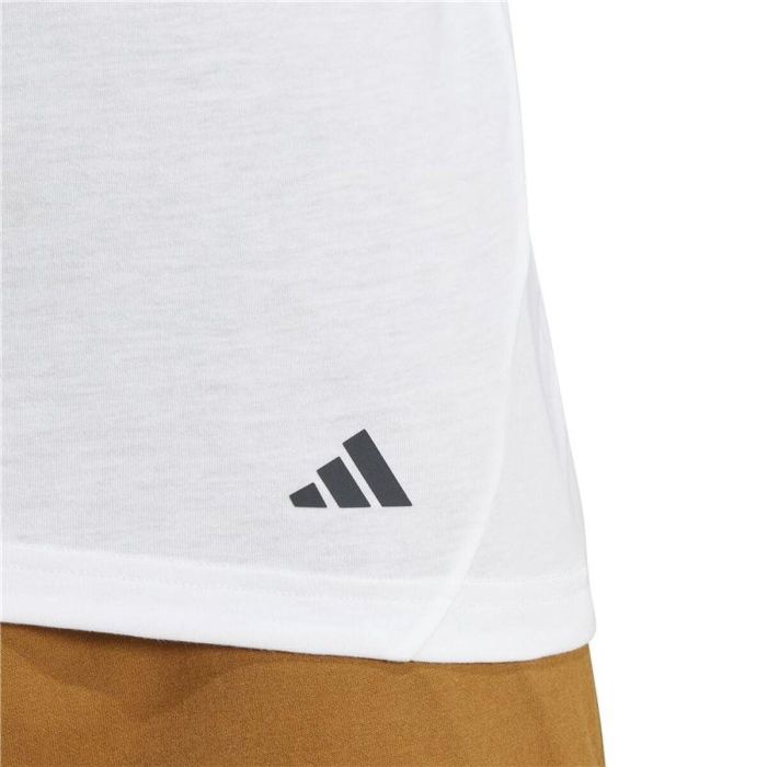 Camiseta de Manga Corta Hombre Adidas Base Blanco 1