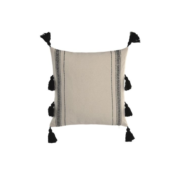 Cojin Urban DKD Home Decor Blanco Negro 45 x 45 cm (2 Unidades) 0 Cojin Urban DKD Home Decor Blanco Negro 45 x 45 cm (2 Unidades) 0