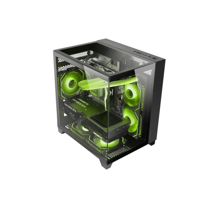 Caja Gaming MiniTorre Mars Gaming MC-3CM/ Negra 1