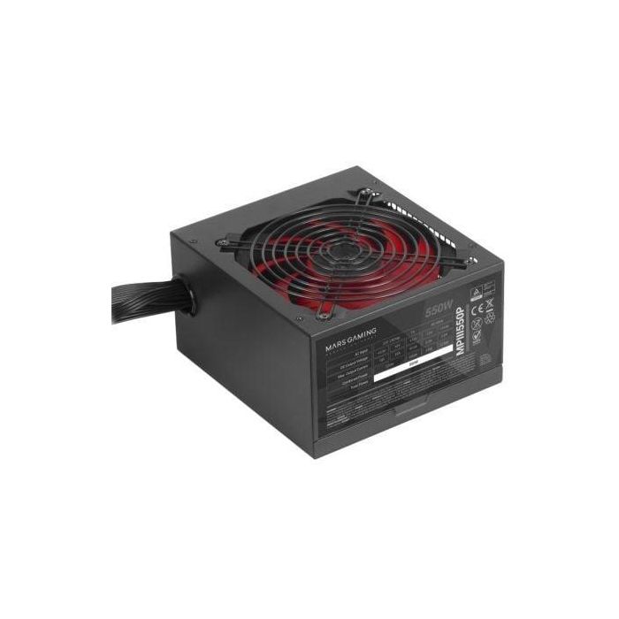 Fuente de Alimentación Mars Gaming MPIII550P/ 550W/ Ventilador 12cm 2