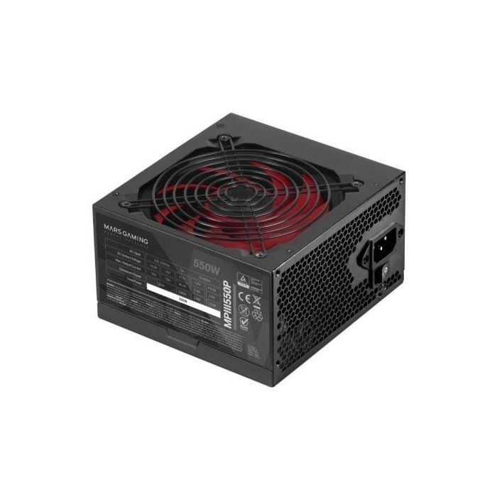 Fuente de Alimentación Mars Gaming MPIII550P/ 550W/ Ventilador 12cm