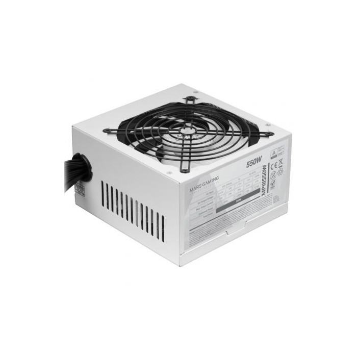 Fuente de Alimentación Mars Gaming MPIII550W/ 550W/ Ventilador 12cm 2