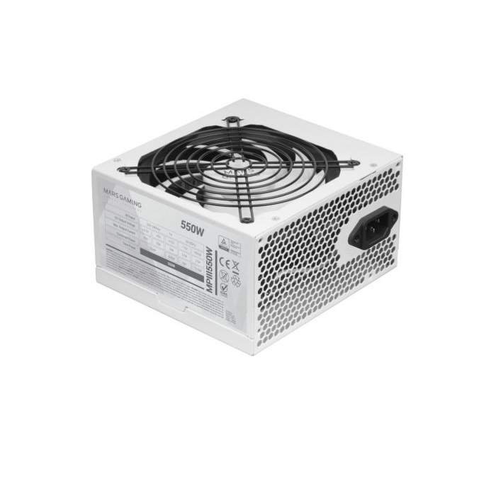 Fuente de Alimentación Mars Gaming MPIII550W/ 550W/ Ventilador 12cm