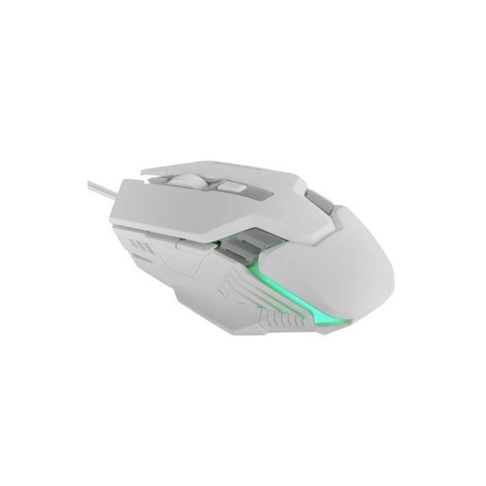 Ratón Gaming Mars Gaming MM024/ Hasta 4000 DPI/ Blanco 2