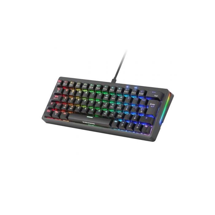 Teclado Gaming Mecánico Mars Gaming MKMINIPRO/ Switch Azul/ Negro 2