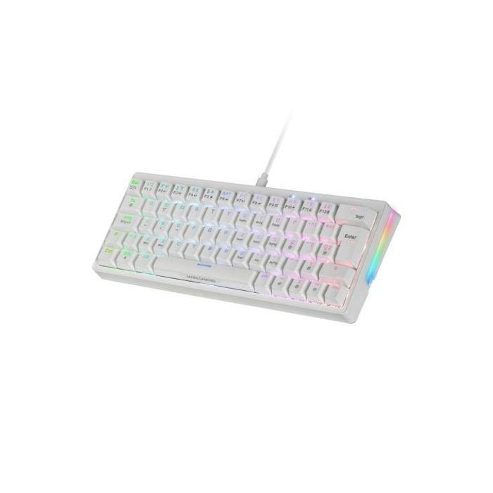 Teclado Gaming Mecánico Mars Gaming MKMINIPRO/ Switch Azul/ Blanco 1