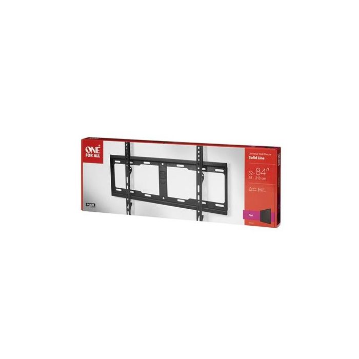 One For All WM4611 Soportre Pared TV Plano 32'' a 84'' Fijo, VESA 100x100 a 400x1400 2 One For All WM4611 Soportre Pared TV Plano 32'' a 84'' Fijo, VESA 100x100 a 400x1400 2