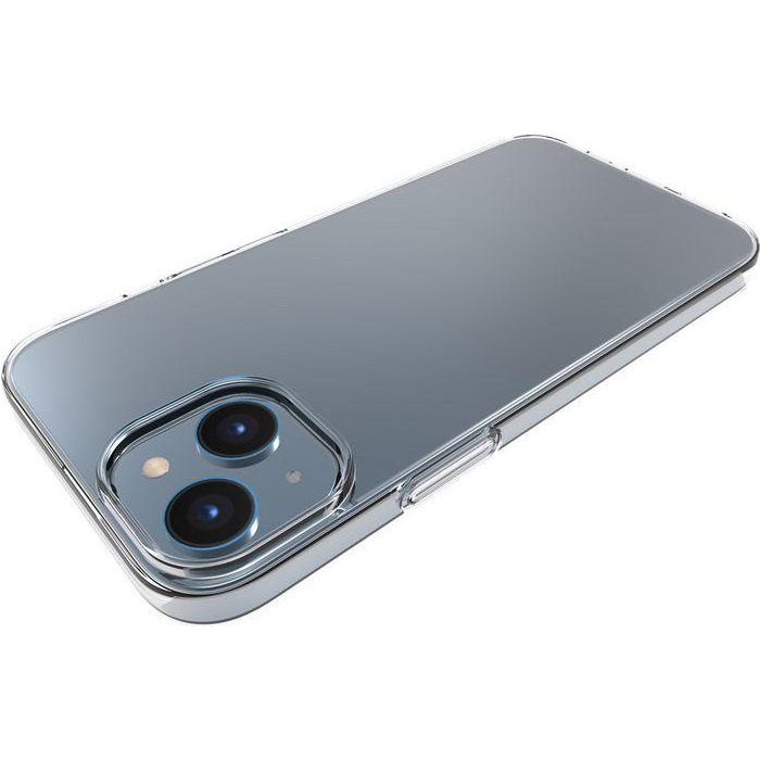 eSTUFF Funda INFINITE VIENNA para iPhone 16e/14 - TPU Transparente 100% Plástico Reciclado Antigolpes 4