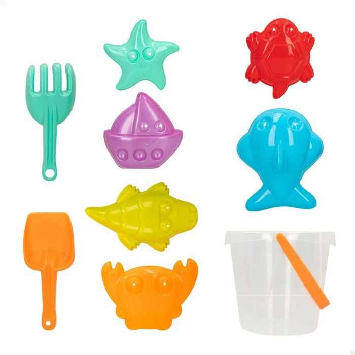 Set de Juguetes de Playa Colorbaby Ø 18 cm (24 Unidades) 2 Set de Juguetes de Playa Colorbaby Ø 18 cm (24 Unidades) 2