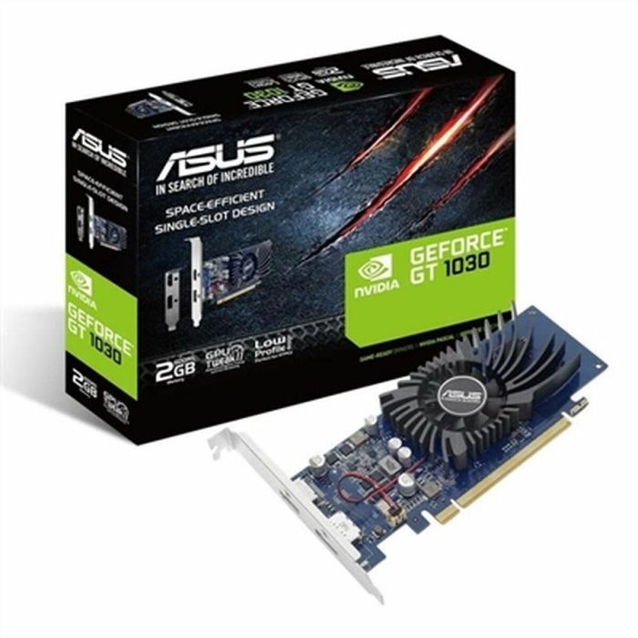 Tarjeta Gráfica Asus GeForce GT 1030/ 2GB GDDR5/ Compatible con Perfil Bajo