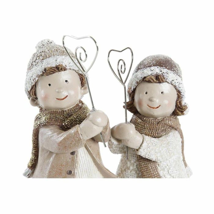 Figura Navidad Fantasia DKD Home Decor Marron Claro 6 x 19.5 x 9 cm (2 Unidades) 1 Figura Navidad Fantasia DKD Home Decor Marron Claro 6 x 19.5 x 9 cm (2 Unidades) 1