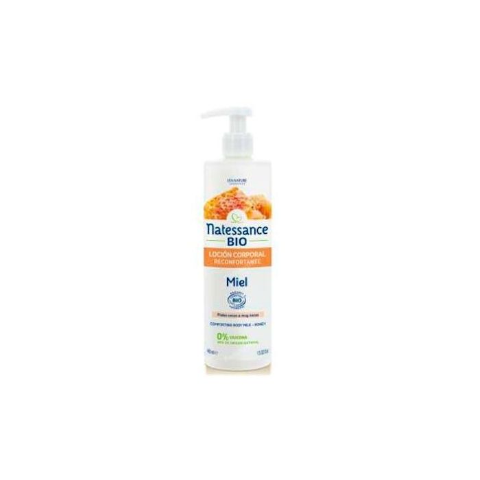 NATESSANCE Loción Corporal Miel Reconfortante Bio 400ml | Nutre intensamente piel seca