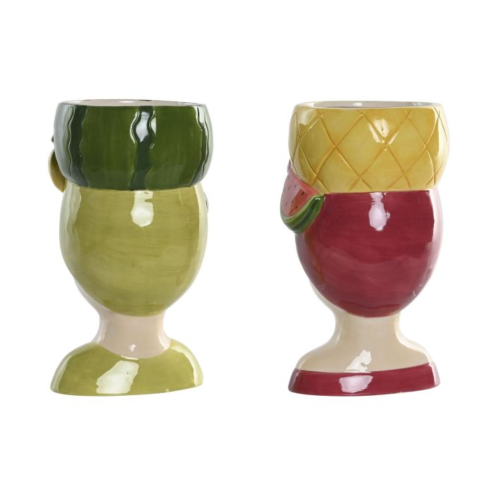 Macetero Tropical DKD Home Decor Multicolor 13 x 23 x 13 cm (6 Unidades) 3 Macetero Tropical DKD Home Decor Multicolor 13 x 23 x 13 cm (6 Unidades) 3