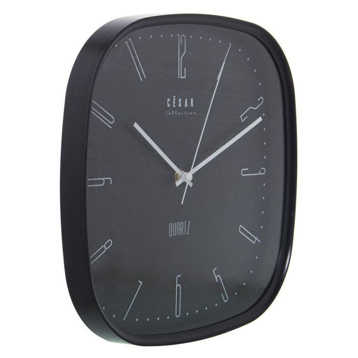 Reloj de Pared Alexandra House Living Negro Acrílico Plástico 30 x 30 x 4 cm 2