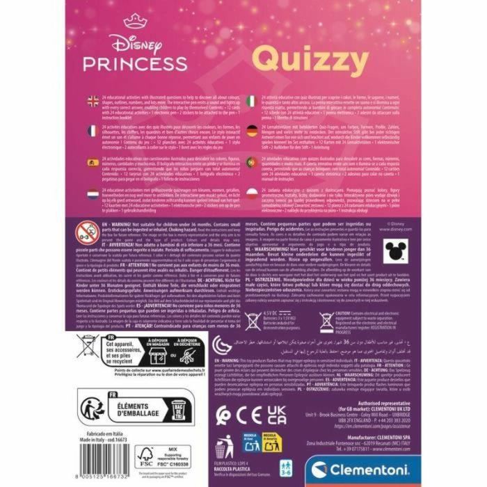 Clementoni CLE8005125166732 Quizy - Juego de Preguntas Princesa 1 Clementoni CLE8005125166732 Quizy - Juego de Preguntas Princesa 1
