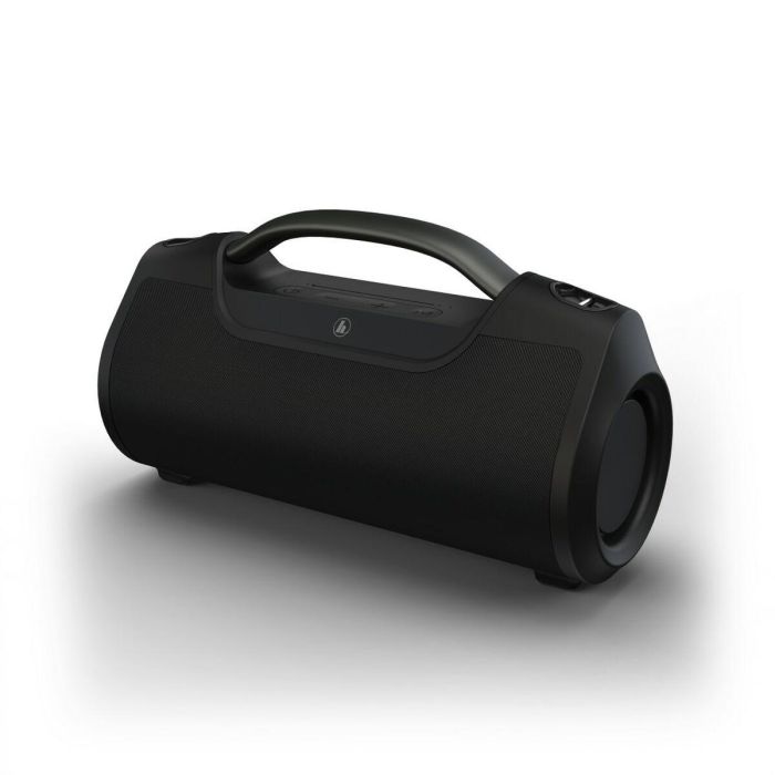 Hama Altavoz Soundbarrel Negro - Sonido Potente, Bluetooth 5.0, Resistente al Agua IPX6, Batería de 12h 18
