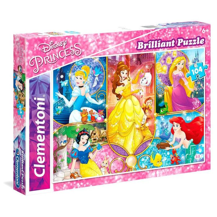 Puzzle Brilliant Princesas Disney 104pzs 1