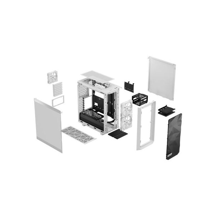 Fractal Design Meshify 2 Compact Lite FD-C-MEL2C-04 - Caja PC Torre Compacta ATX/Micro ATX/Mini-ITX, Blanco 3 Fractal Design Meshify 2 Compact Lite FD-C-MEL2C-04 - Caja PC Torre Compacta ATX/Micro ATX/Mini-ITX, Blanco 3