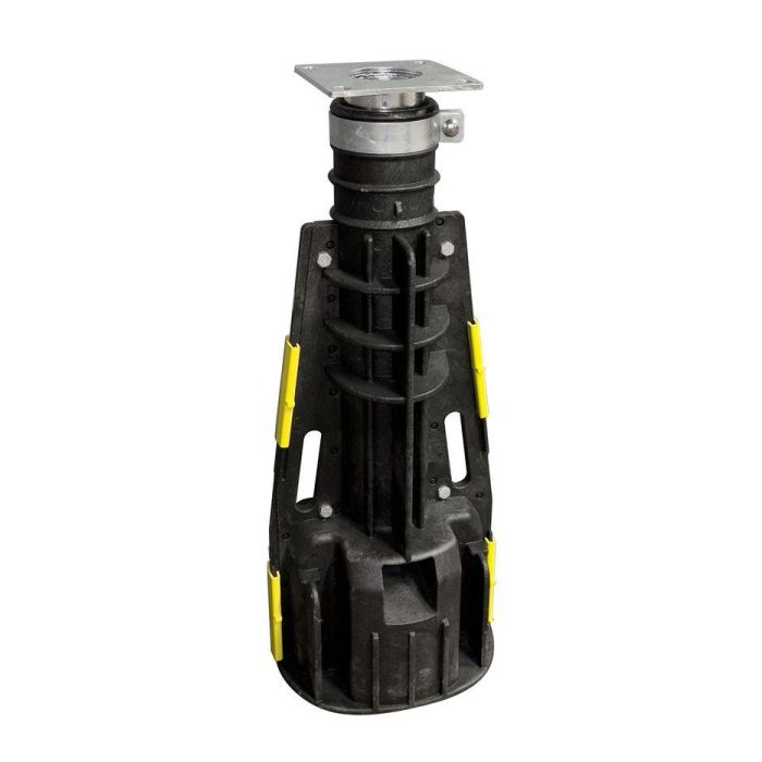 Next Green GP108-160 Soporte de Suelo Combo para Cimientos Ø 108 mm y Adaptador para Postes de Carga CC-160 mm 3