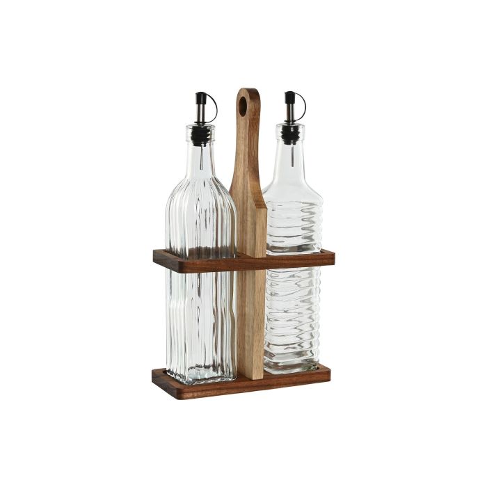 Aceitera Basicos DKD Home Decor Natural 8 x 30.3 x 17.3 cm Set de 2 3