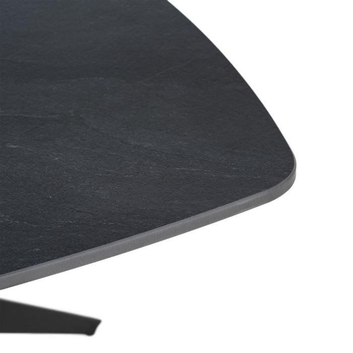 Mesa Centro Negro Piedra Sinterizada 60 X 60 X 50 cm