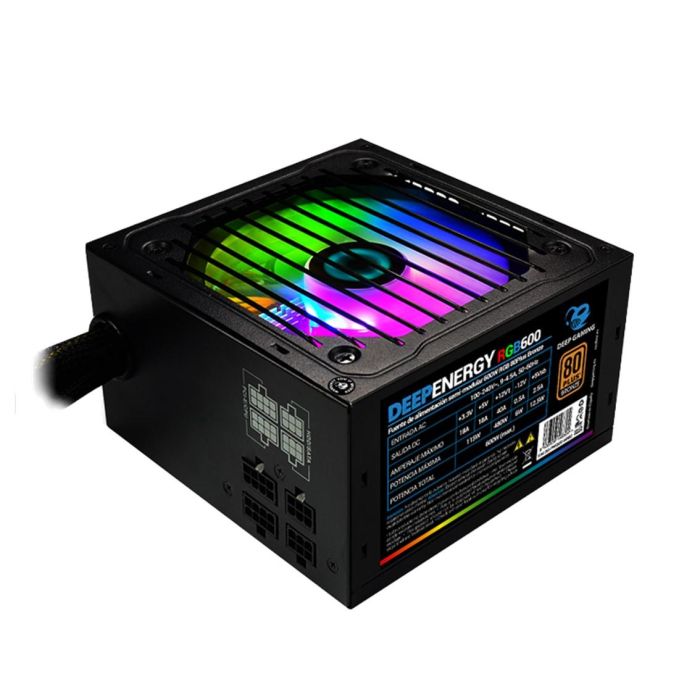 Coolbox Fuente Alimentación Energy G 850 W 80+ Gold, Full Modular, RGB, 850W 3 Coolbox Fuente Alimentación Energy G 850 W 80+ Gold, Full Modular, RGB, 850W 3