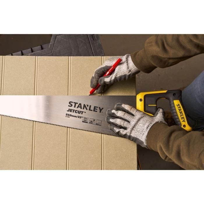 Stanley 2-15-244 Sierra de mano Jetcut Corte fino 550 mm 3