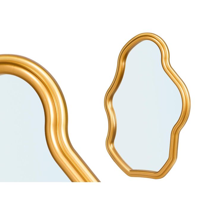 Giftdecor Espejo Plastico Forma Oro 72 cm (Set de 6)