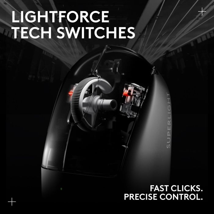 Logitech PRO X SUPERLIGHT 2 LIGHTSPEED Gaming Mouse - BLACK - 2.4GHZ - 933 17 Logitech PRO X SUPERLIGHT 2 LIGHTSPEED Gaming Mouse - BLACK - 2.4GHZ - 933 17