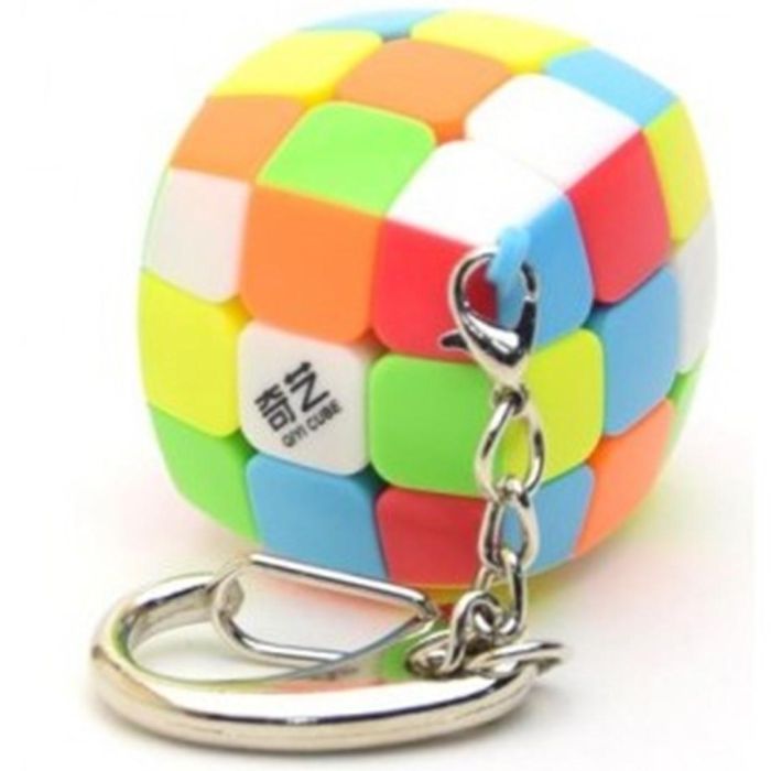 Qiyi Cubo de Rubik Mini 3.5 cm Llavero 3x3 Stickerless 1 Qiyi Cubo de Rubik Mini 3.5 cm Llavero 3x3 Stickerless 1