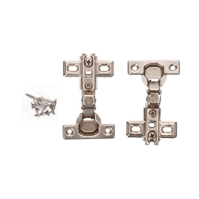 Edm Bisagra de cazoleta super acodada 26mm acero zincado con tornillos y base BC01 Edm Bisagra de cazoleta super acodada 26mm acero zincado con tornillos y base BC01