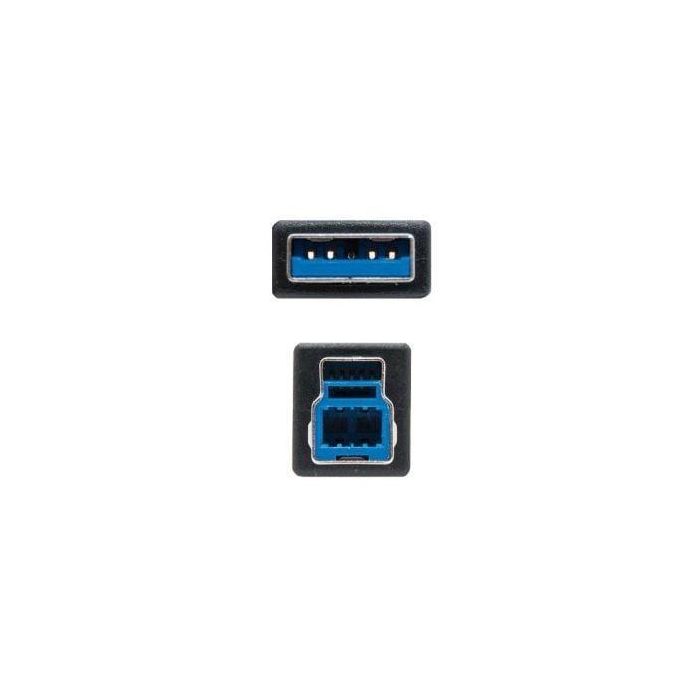 Cable USB NANOCABLE 10.01.0802-BK Negro 2