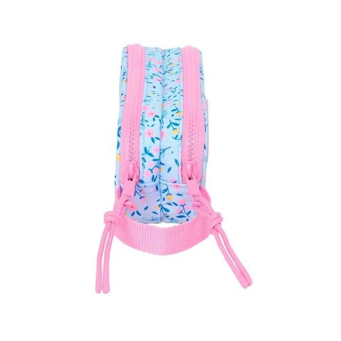 Portatodo Doble Vicky Martín Berrocal Paraíso Rosa Azul claro 21 x 8 x 6 cm 2