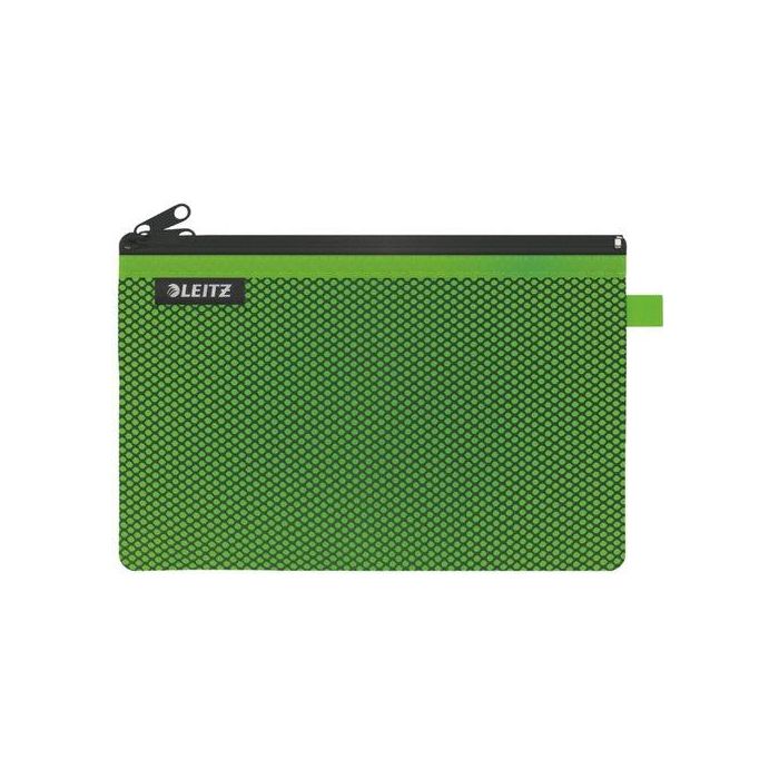 Bolsita De Viaje Leitz Wow Nylon C/Cremallera 2 Dptos. L (23X15) Verde