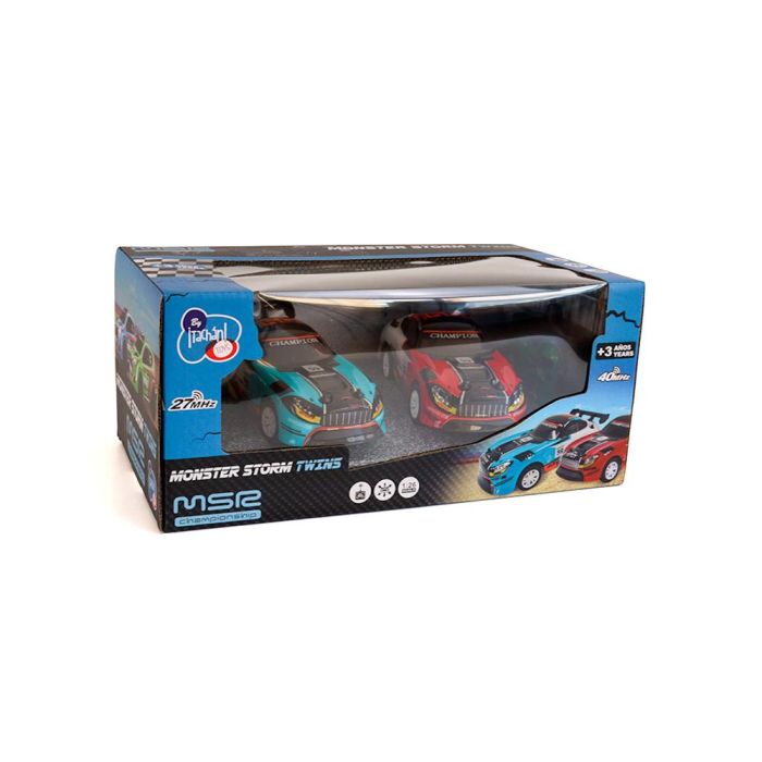 Coches R/C Rally Storm Twin Doble Frecuencia 1:26 T01019 Tac 2 Coches R/C Rally Storm Twin Doble Frecuencia 1:26 T01019 Tac 2