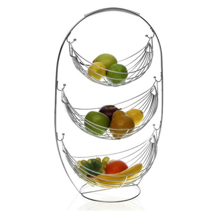 Frutero Versa Metal Acero (27 x 59 x 36 cm) 0 Frutero Versa Metal Acero (27 x 59 x 36 cm) 0