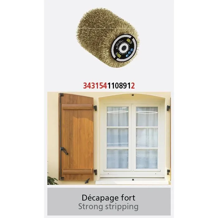 Fartools Cepillo de Alambre de Latón 0,3 mm Ø80 mm L 100 mm para Pelar y Desengrasar Madera Metal y Piedra 2 Fartools Cepillo de Alambre de Latón 0,3 mm Ø80 mm L 100 mm para Pelar y Desengrasar Madera Metal y Piedra 2