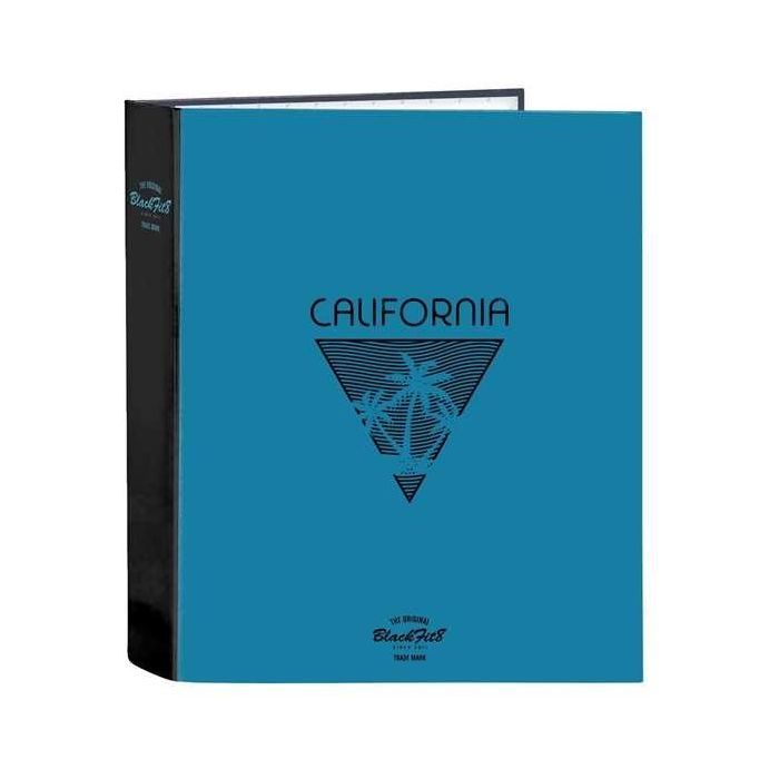 Carpeta de anillas BlackFit8 California Azul Negro A4 27 x 33 x 6 cm 0 Carpeta de anillas BlackFit8 California Azul Negro A4 27 x 33 x 6 cm 0