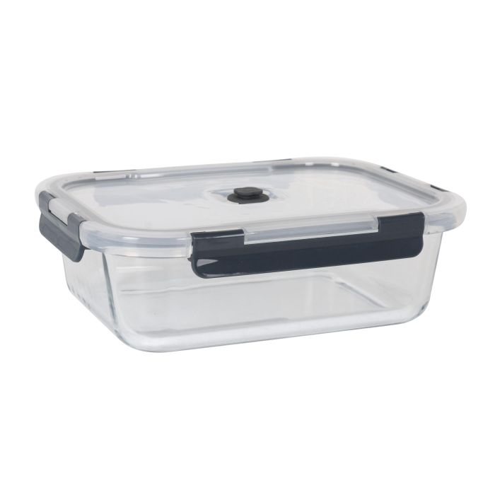Fiambrera rectangular con tapa Quttin 23.3 x 17.8 cm, 1.5 litros (6 Unidades) 6