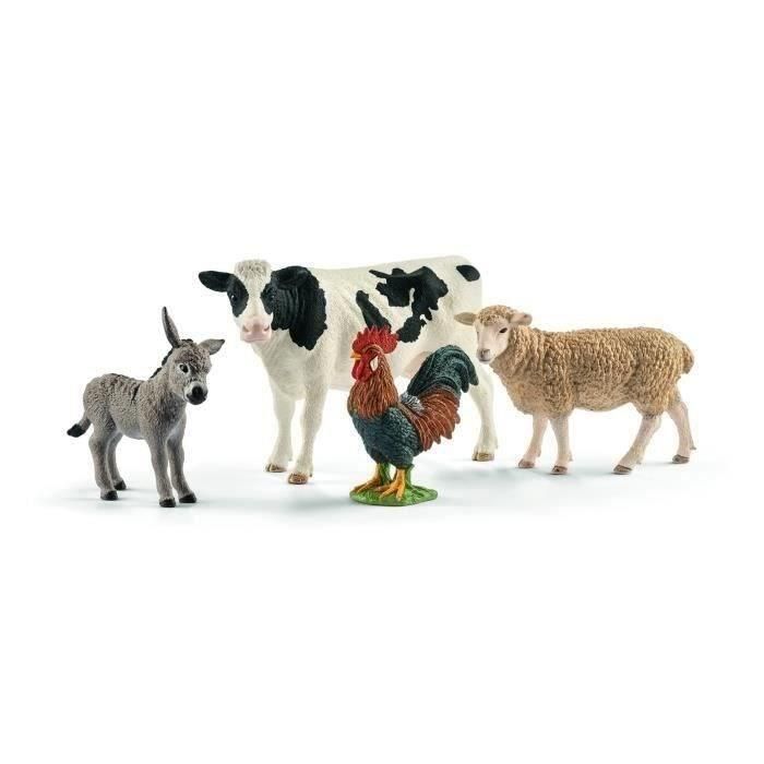 Schleich 42385 Kit Básico Farm World - Juguete de Granja para Niños +3 Años con Animales - Desarrolla Imaginación